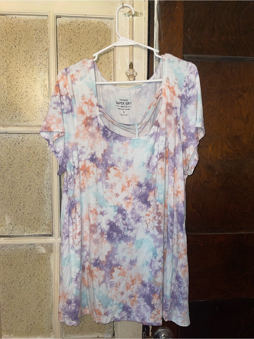 Torrid Super Soft Knits Tie-Dye Top - Size 3